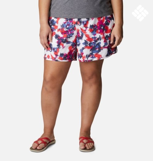 Women's Columbia Pleasant Creek Stretch Shorts Multicolor | Plus Size CA-E1CA5